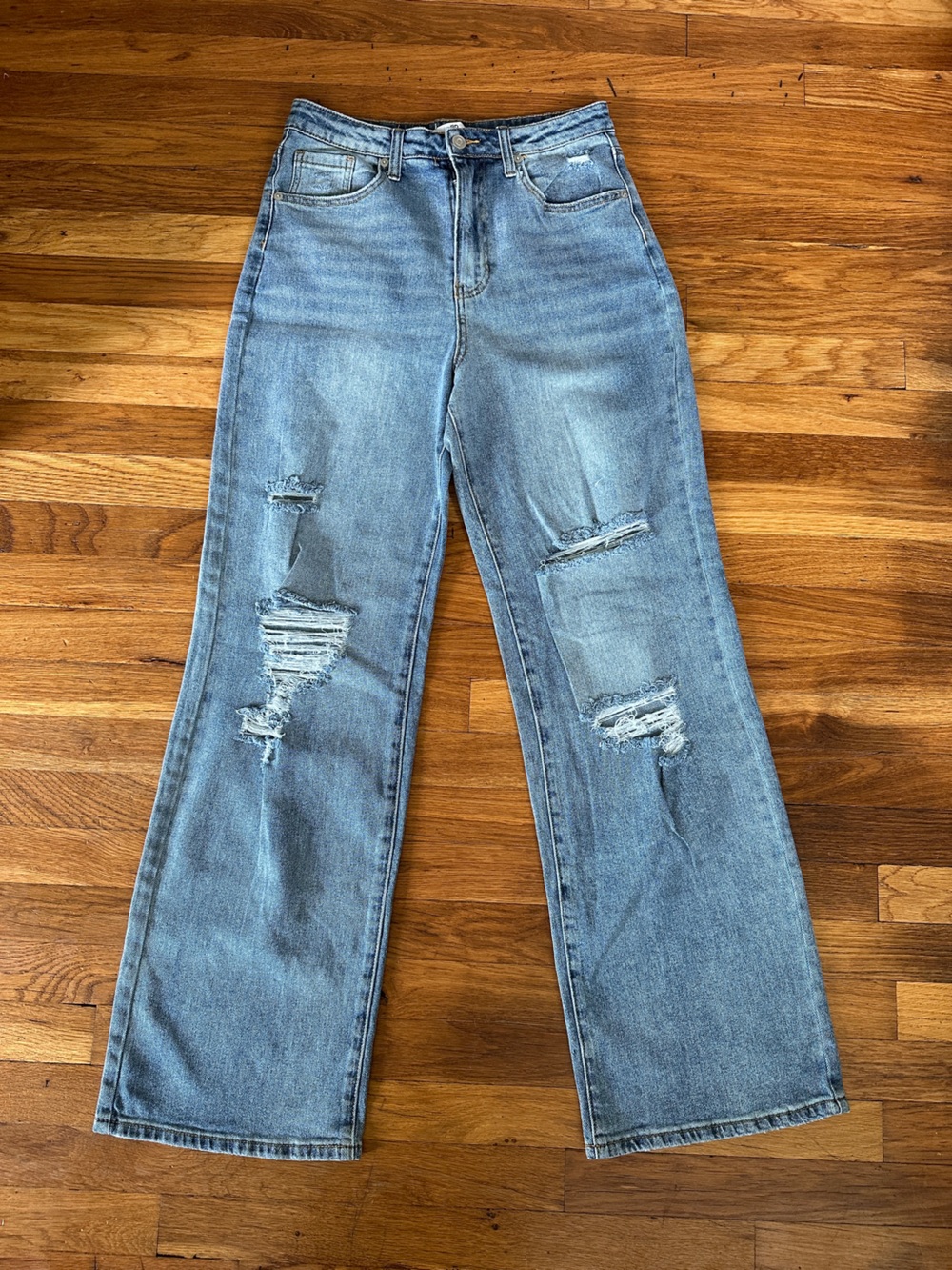 BP Distressed Wide-Leg Jeans Tall size 28